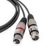 Pyle Dual 5Ft. Professional Audio Link Cable Xlr Female To Rca Male PPRCX05
